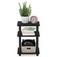 HOMLUX 3-Tier Side Table in Black, , large