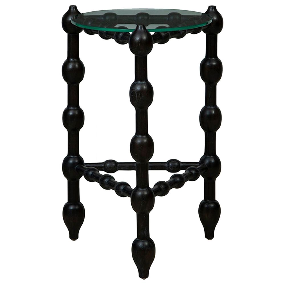 Timeless Designs Macros End Table in Black, , large