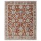 Feizy Pasha 6"6" x 9"6" Terracotta and Ivory Area Rug, , large