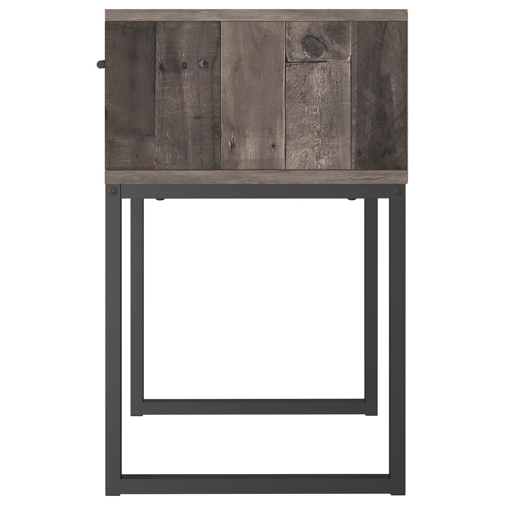 Ashley Neilsville 1-Drawer Nightstand in Multi Gray and Dark Brown, , large