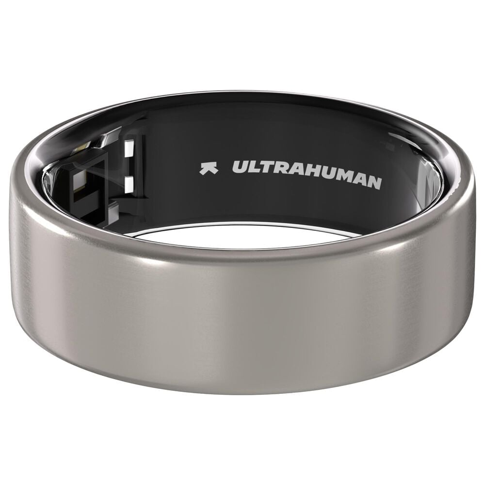Ultrahuman Ring Air Size 11 Activity Tracker in Raw Titanium, , large