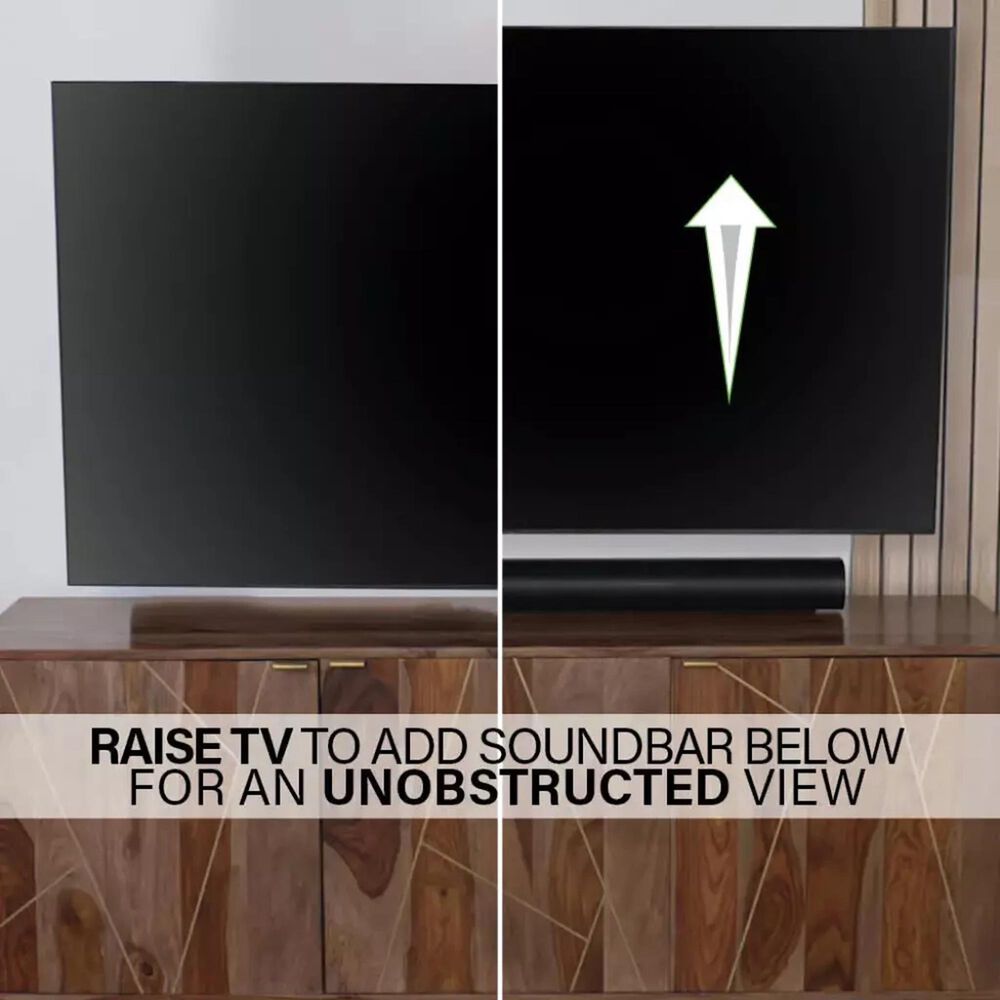 Sanus Advanced Full-Motion 4D and Shift Wall Mount for 19" - 43" TVs in Black, , large