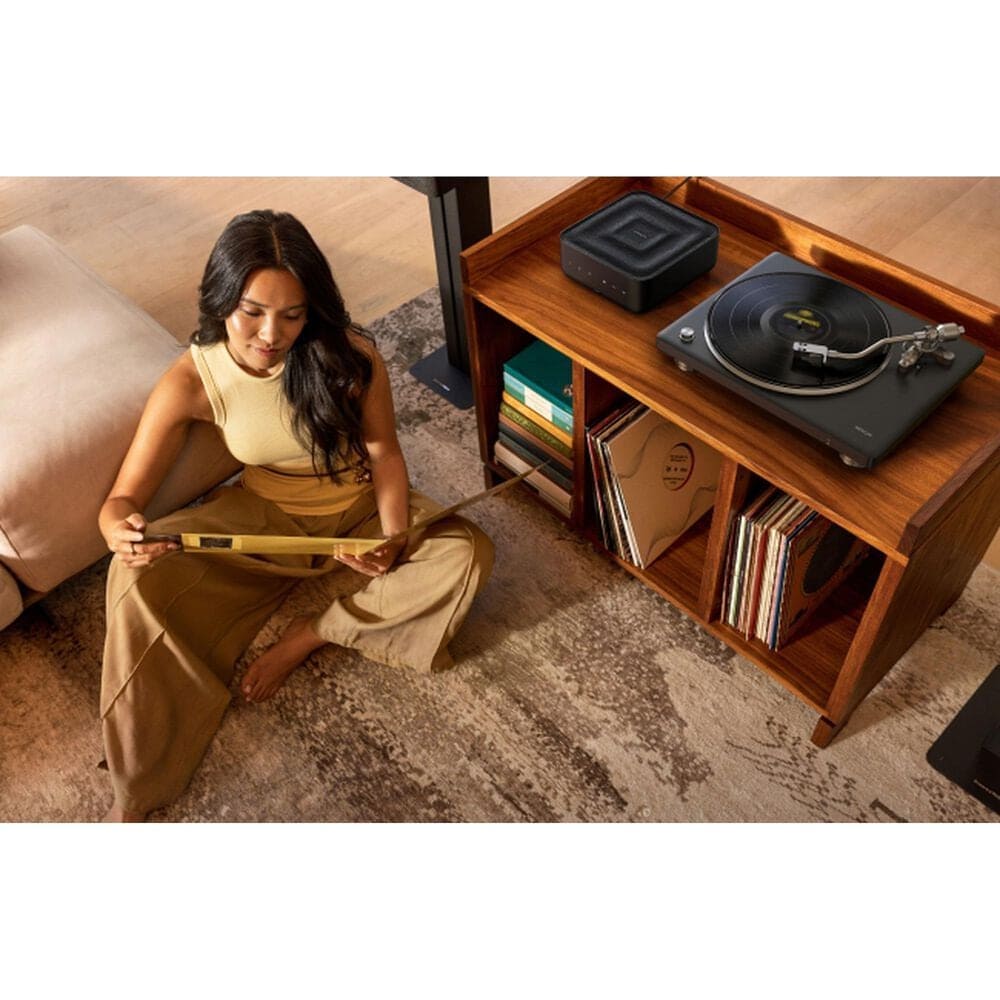 Denon DP-500BT Premium Semi-Automatic Hi-Fi Turntable with Bluetooth in Black, , large