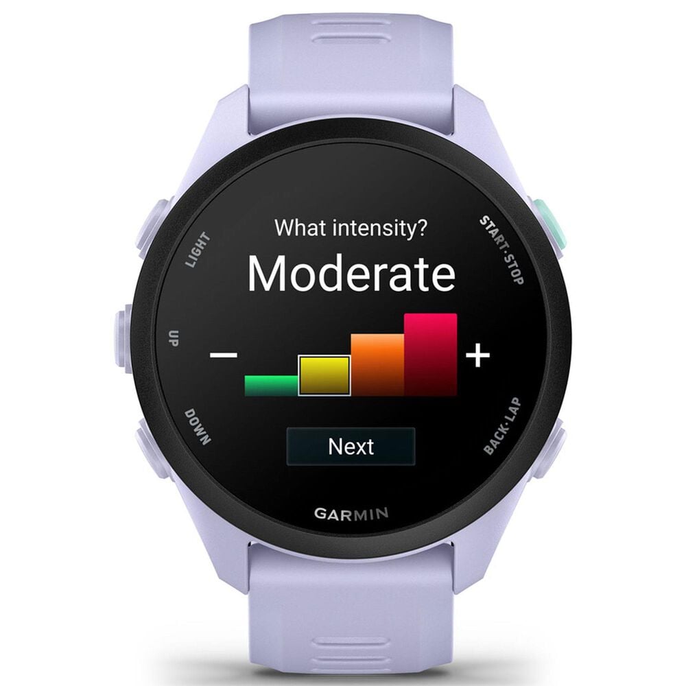 Garmin Forerunner 70 Smartwatch 42mm with Silicone Band in Cool Lavender, , large