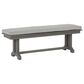 Ashley Visola Patio Bench in Gray, , large