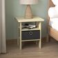 HOMLUX 1-Drawer End Table in Steam Beech, , large
