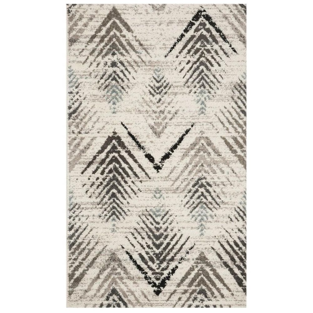 Safavieh Amsterdam AMS110A 4" x 6" Cream and Beige Area Rug, , large