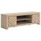 Ashley Cayboni 71" Fireplace Console in Tan and Black, , large