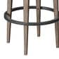 Emerald Home Furnishings Benton Swivel Bar Stool in Pecan Brown (Set of 2), , large
