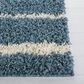 Safavieh Venus Shag VNS603K 5"3" x 7"6" Turquoise and Ivory Area Rug, , large