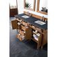 James Martin Vanities Brittany 72" Double Bathroom Vanity in Saddle Brown with 3 cm Charcoal Soapstone Quartz Top and Rectangle Sinks, , large