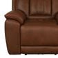 Bassett Benson Leather Power Recliner in Tuscan Caf, , large