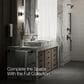 Kohler Parallel Widespread Bathroom Sink Faucet in Matte Black, , large