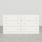Lemoore Essential 6-Drawer Dresser in Rockport White, , large