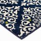 Central Oriental Trisha Yearwood Renew Centerville 7"10" x 9"10" Snow and Sapphire Area Rug, , large