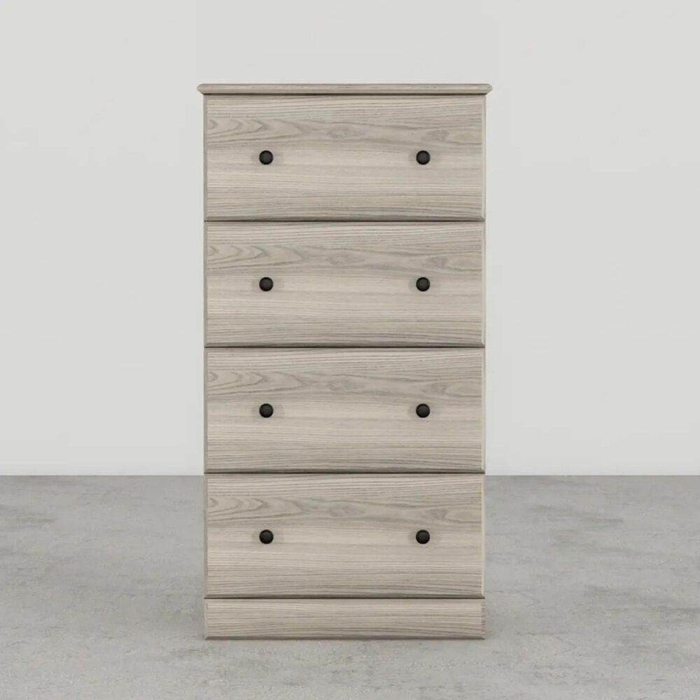 Lemoore Essential 23&quot; 4-Drawer Chest in Swedish Grey Elm, , large