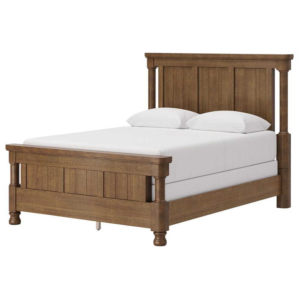 Ashley Rowlenstown 3 Piece Bedroom Set in Medium Brown, , large