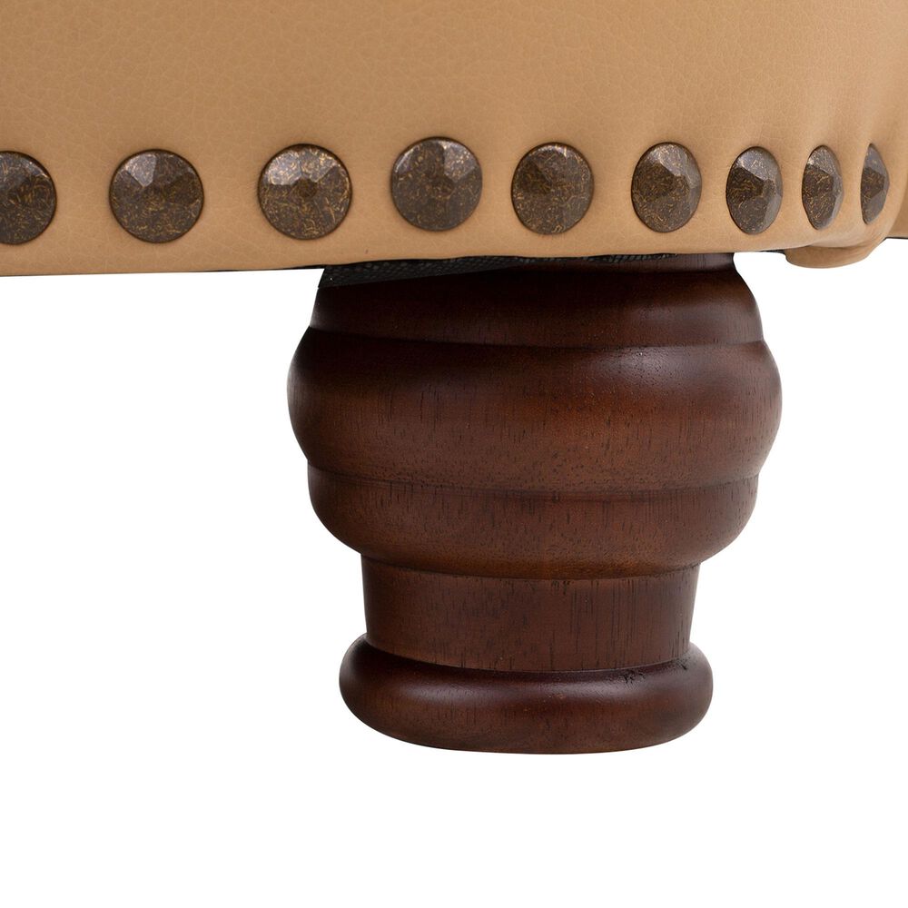 Italiano Furniture Georgetowne Hutton Ottoman in Tan Fawn, , large