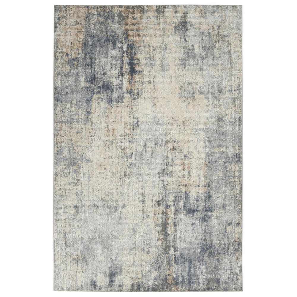 Nourison Rustic Textures RUS01 2"2" x 7"6" Grey and Beige Runner, , large