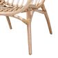 Baxton Studio Bajo Arm Chair in Natural Brown, , large