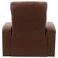 CorLiving Tucson Home Theater Power Recliner with Cup Holders in Brown, , large