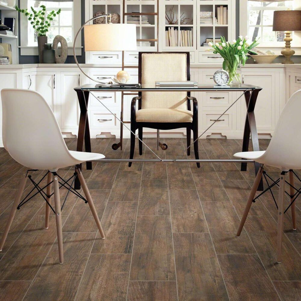Shaw Olympia Plank Brown 8&quot; x 36&quot; Ceramic Tile, , large