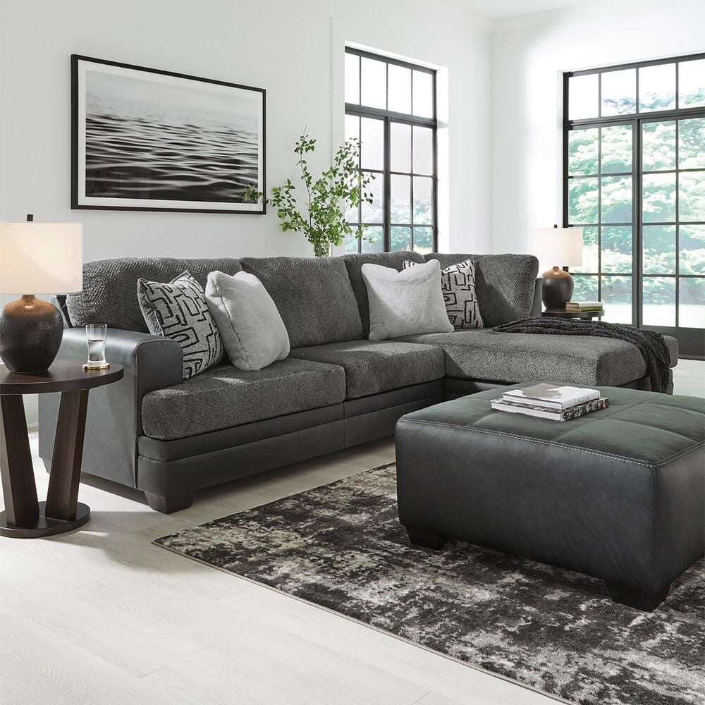 Ashley oversized accent ottoman, , large
