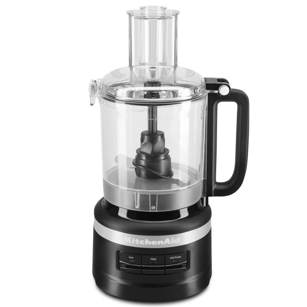 KitchenAid KFP0718BM 7 Cup Food Processor - Matte Black 