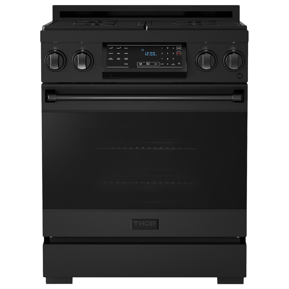 Thor Kitchen Gordon Ramsay 4.55 Cu. Ft. Professional Liquid Propane Range in Black, , large