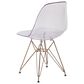 Flash Furniture Elon Side Chair in Clear and Gold, , large