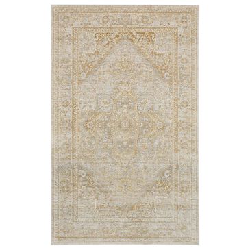 Feizy Aura 3734F 8" x 10" Brown and Gold Area Rug, , large
