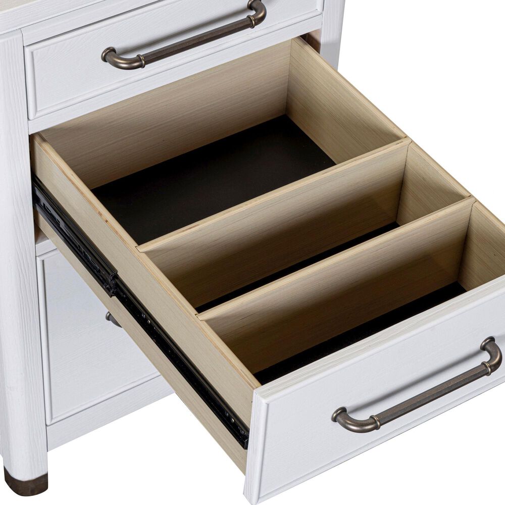 Riva Ridge Norah 68" Executive Desk in White, , large