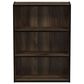 HOMLUX 3-Tier Open Shelf Bookcase in Columbia Walnut, , large