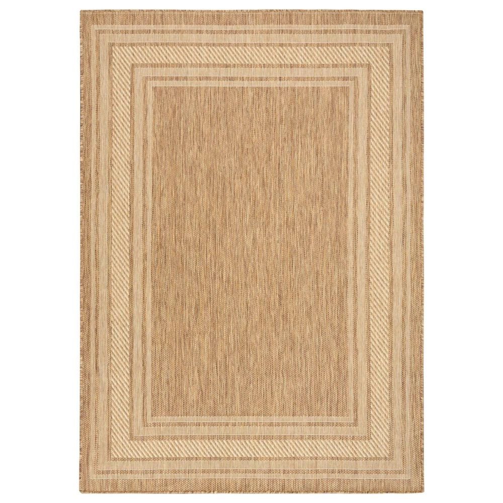 Nourison Horizon HOZ03 Natural 4" x 6" Indoor/Outdoor Area Rug, , large