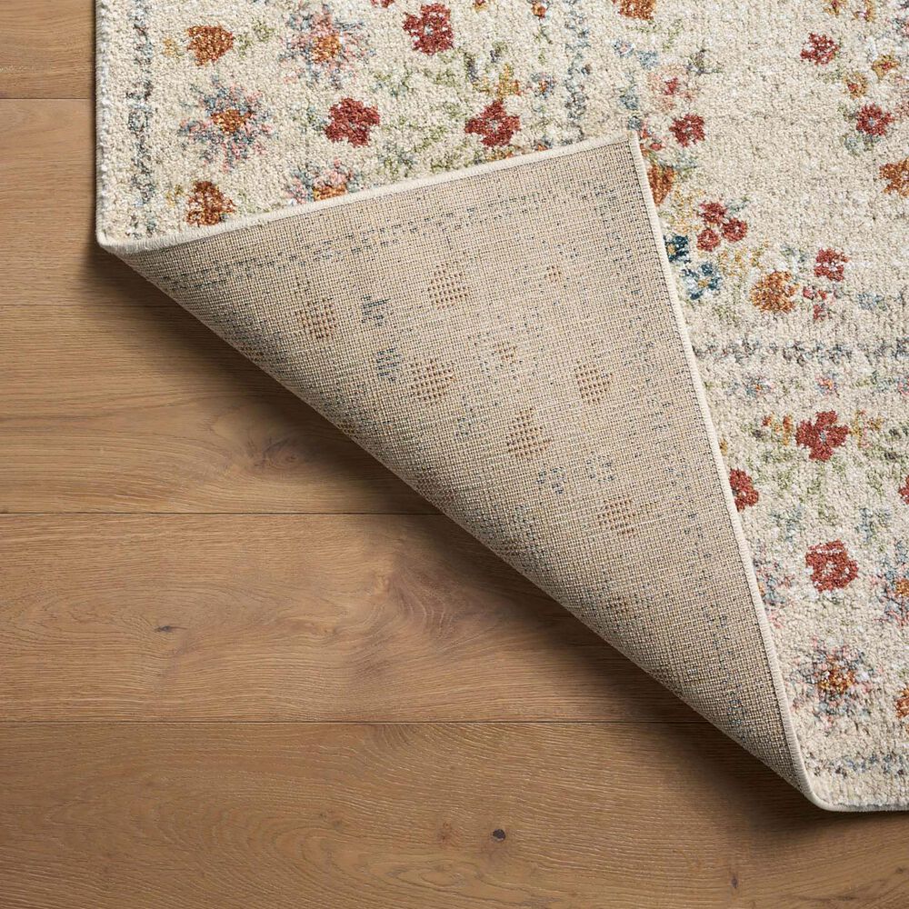 Rifle Paper Co Laurel Eleanor 5&#39;3&quot; x 7&#39;8&quot; Linen Area Rug, , large