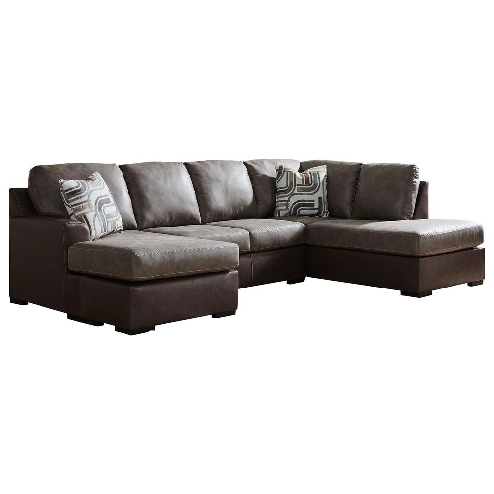 Ashley Castille Way 2-Piece Right Facing Sectional with Chaise in Fossil, , large