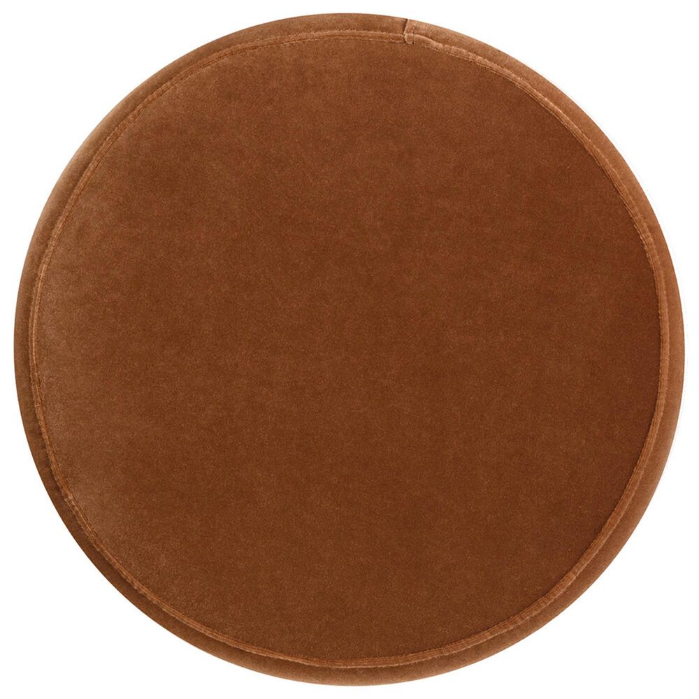 Jennifer Taylor Home Edward Pouf in Burnt Orange, , large