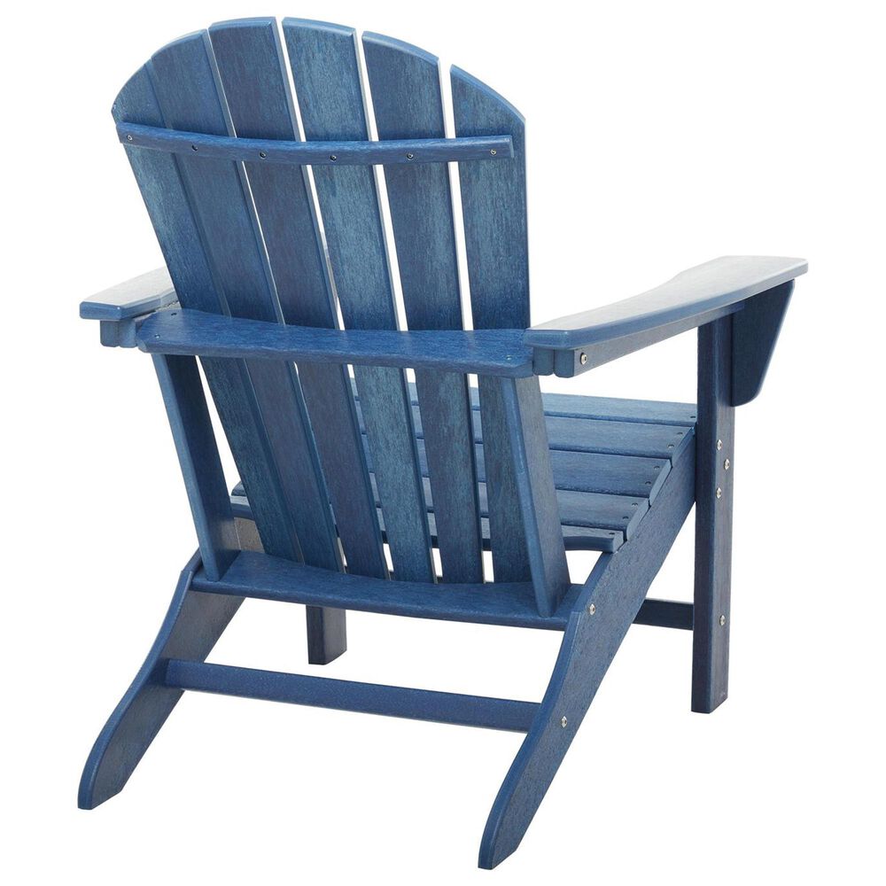 Maple and Jade Outdoor Adirondack Chair in Dark Blue, , large