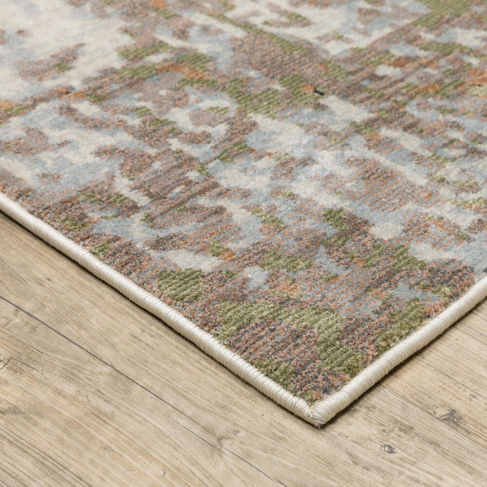 Oriental Weavers Caravan Frosted Mountain 6&#39;7&quot; x 9&#39;6&quot; Beige Area Rug, , large