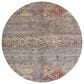 Dalyn Rug Company Karaj KJ5 8" Round Gray Indoor/Outdoor Area Rug, , large