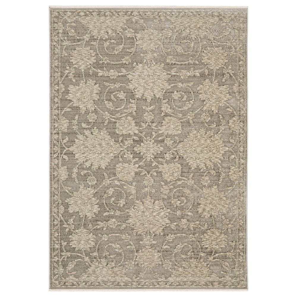 Oriental Weavers Capella Grey and Beige 3"3" x 5" Area Rug, , large