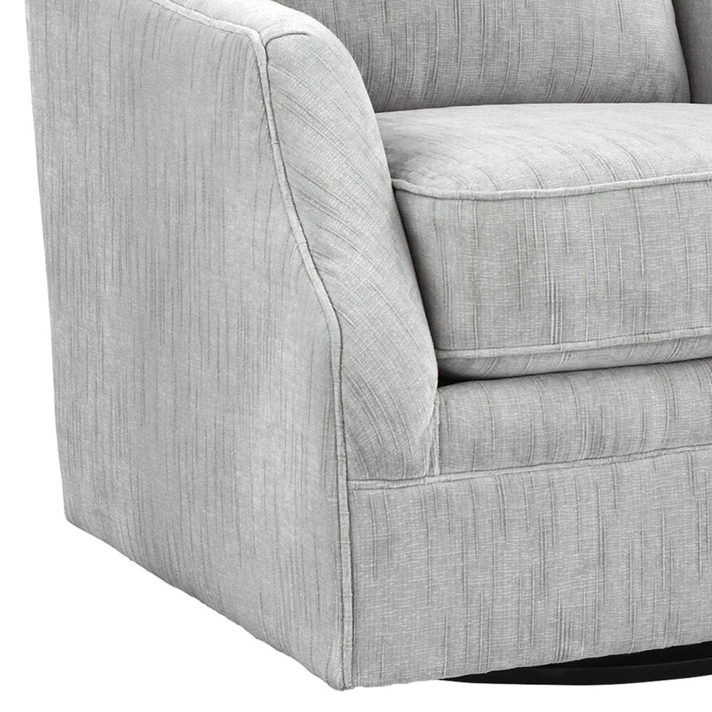 Ashley Gubbins Swivel Accent Chair in Gray, , large