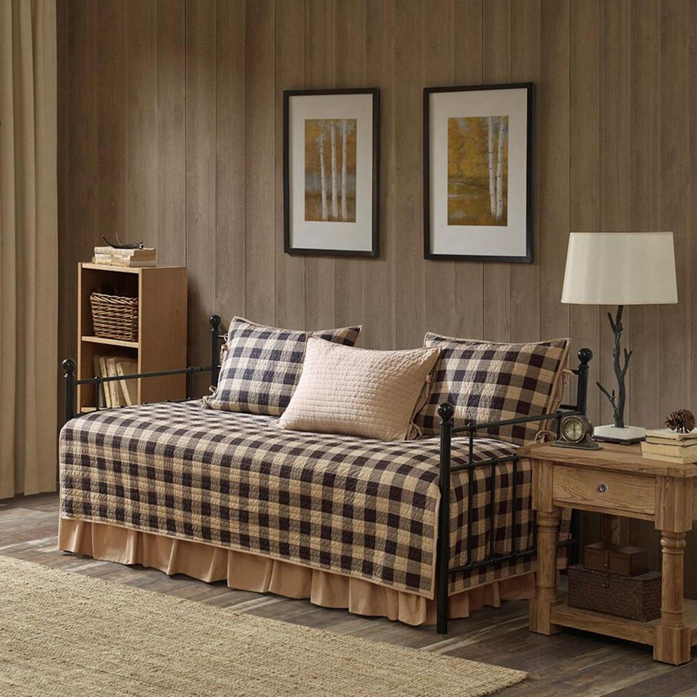Hampton Park Buffalo 5-Piece Daybed Cover Set in Tan, , large