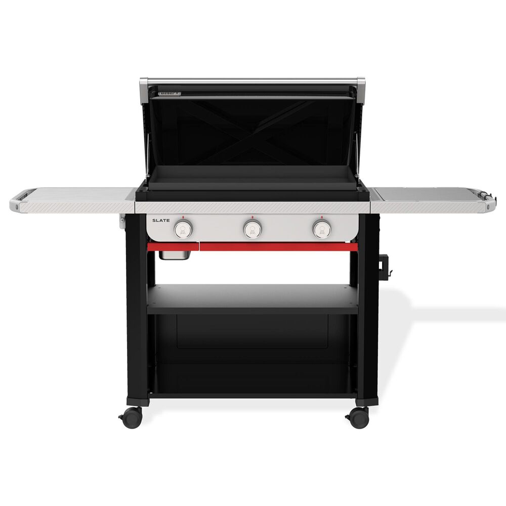 Weber Slate 30" 3-Burner Liquid Propane Gas Griddle in Black, , large