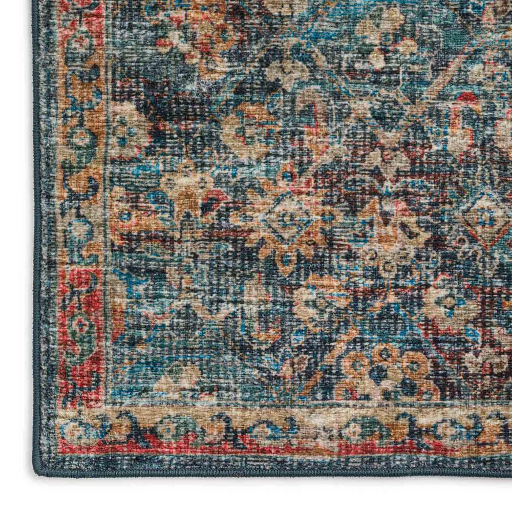Dalyn Rug Company Jericho Transitional 2&#39;6&quot; x 12&#39; Navy Indoor/Outdoor Runner, , large