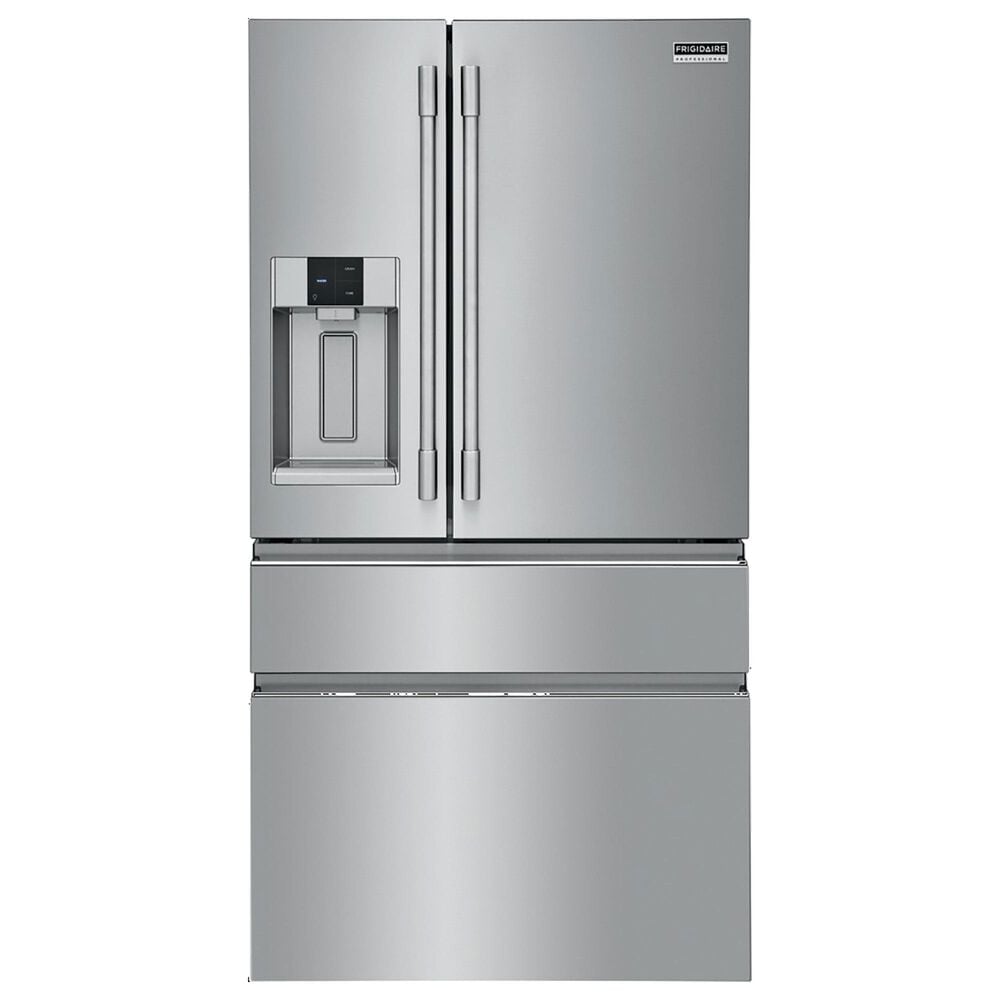 Frigidaire Professional 2-Piece Kitchen Package with 21.4 Cu. Ft. Smart French Door Refrigerator and 24&quot; Dishwasher in Stainless Steel, , large