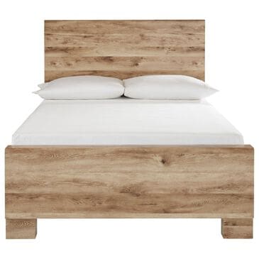 Ashley Hyanna Full Bed in Golden Rustic Tan, , large