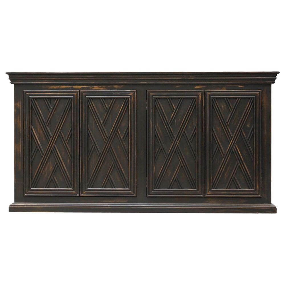 Heirloom Home Merryweather 4-Door Console in Washed Black, , large
