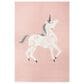 Safavieh Carousel CRK163 8" x 10" Pink and Ivory Kids  Area Rug, , large