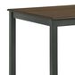 Furniture of America Jamal 5-Piece Counter Height Dining Set in Oak/Antique Gray, , large